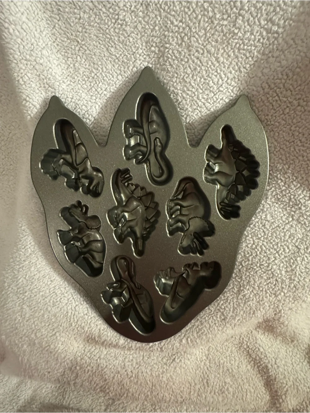 Nordic Ware Metallic Dinosaur Footprint Muffin Pan